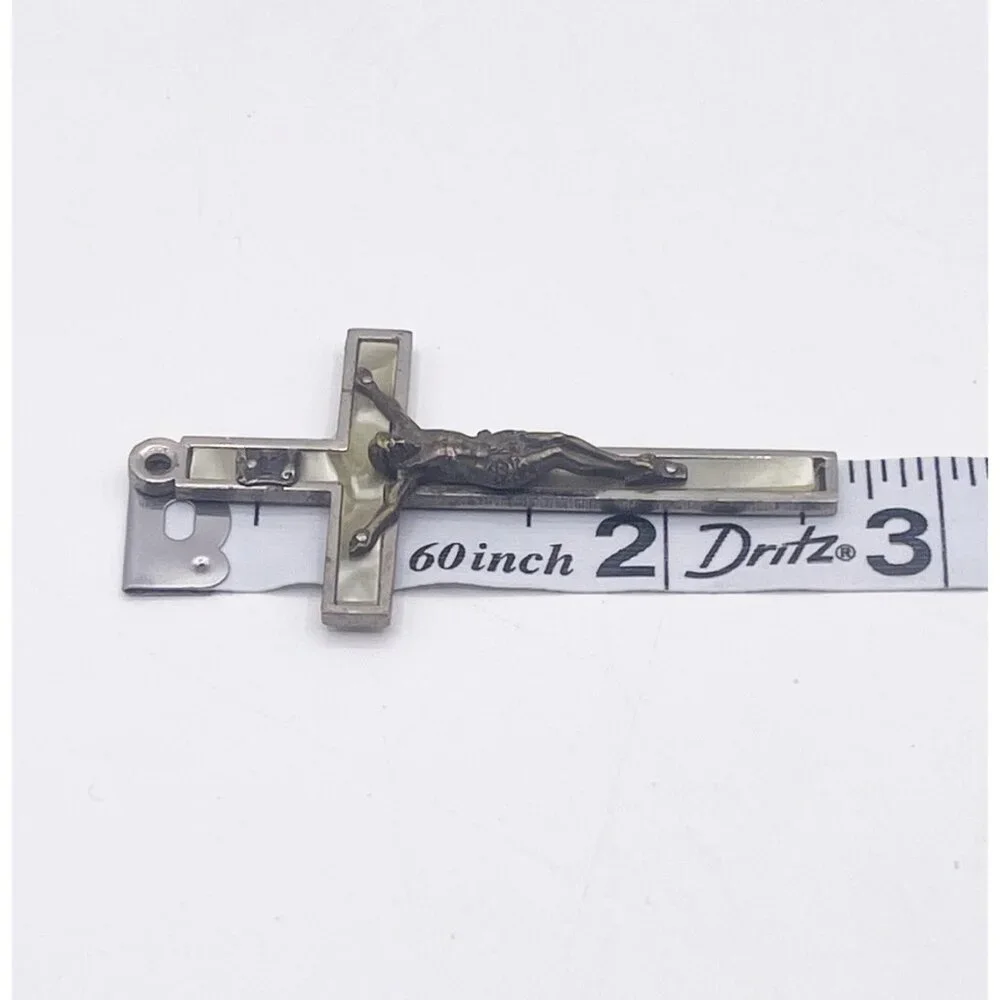 Vintage Roman Catholic Crucifix Catacombs St Callistus Rome Pilgrimage Pendant
